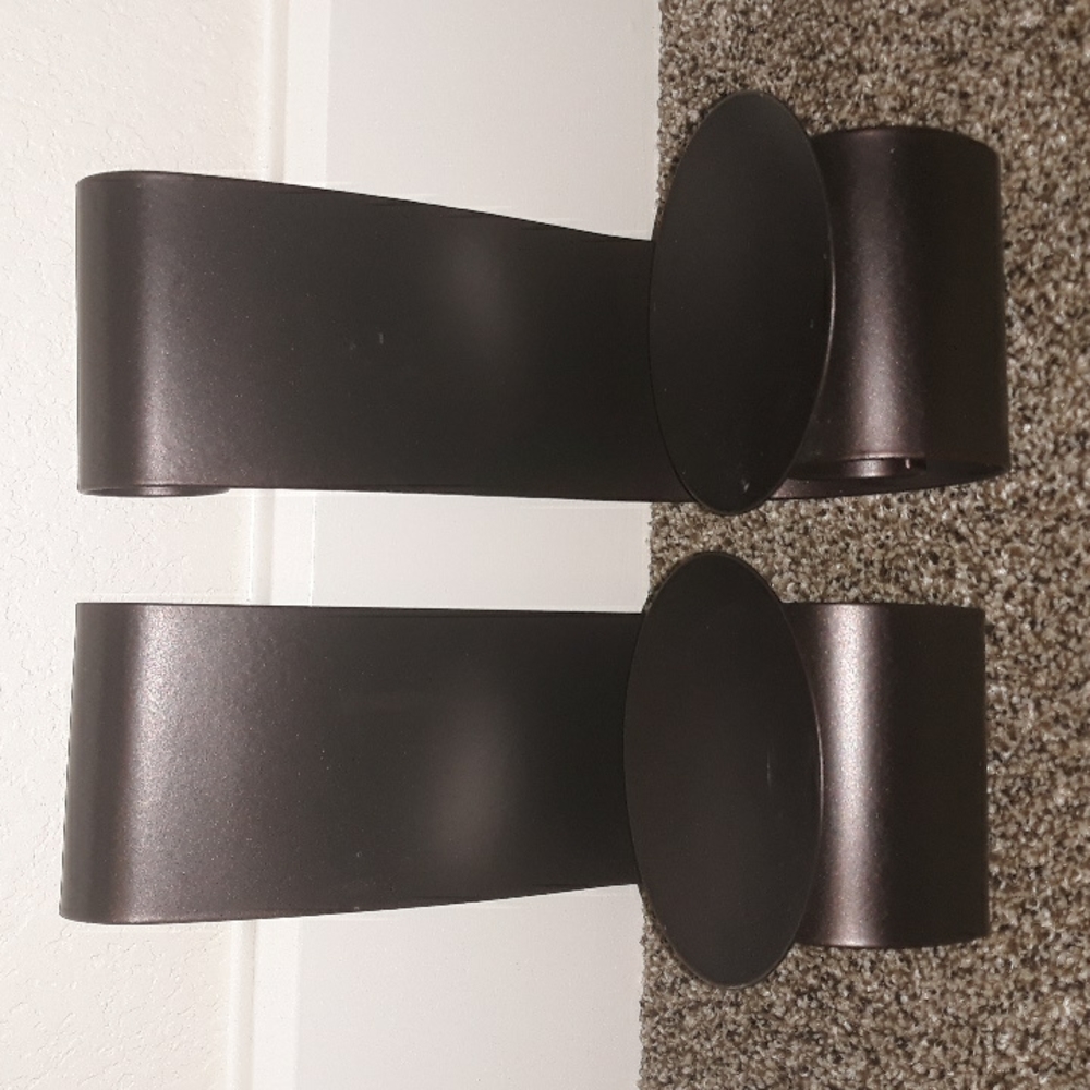 Pair of wall candle sconces.